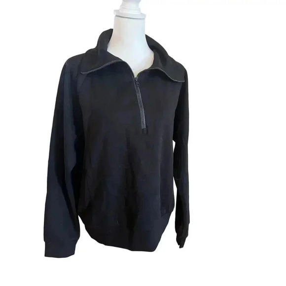 ANRABESS ATHLEAISURE 1/4 ZIP WORKOUT TOP WOMENS SIZE MEDIUM - Picture 1 of 6